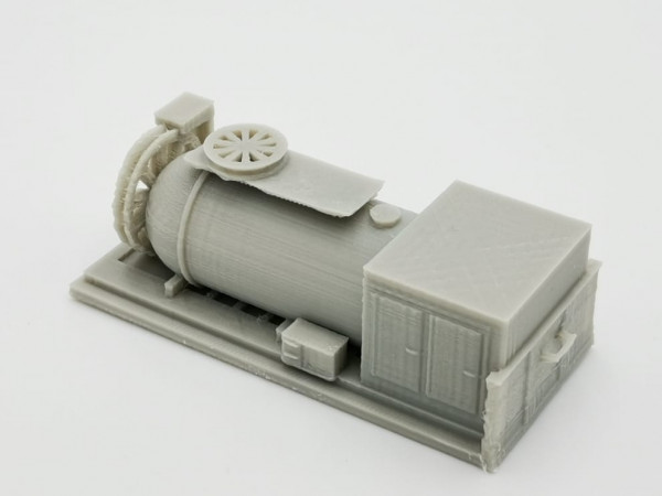 PMM 008 - 3D PLA Druck Abrollbehälter mit Kanalreinigung Aufbau - 1 Stück 1:87