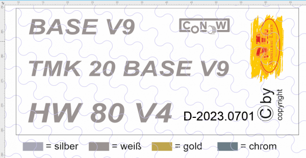 D-2023.0701 Conow TMK 20 Base V9 / HW 80 V4 - 1 Satz