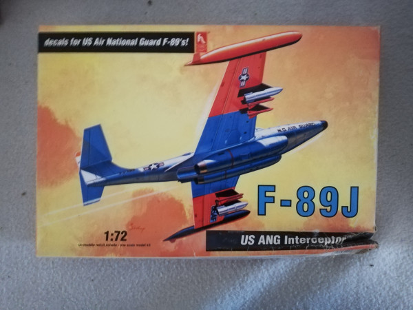 Hobby Craft 1377 Bausatz F-89J US ANG Interceptor Maßstab 1:72