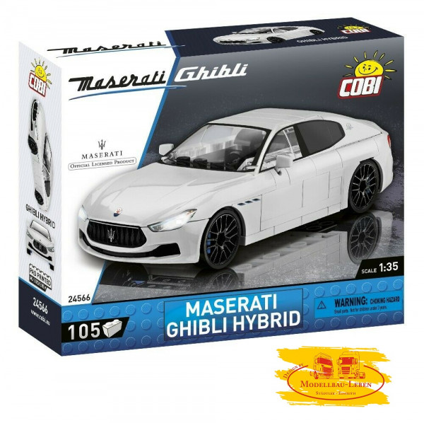 Cobi 24566 Maserati Ghibli Hybrid Bausatz 105 Teile Bausatz Maßstab 1:35