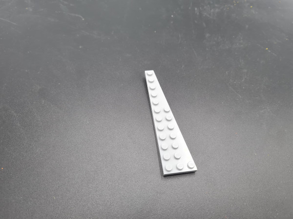 Noppenstein Flügelplatte 12x3 Noppen rechts (Lego 47398) 1 Stück