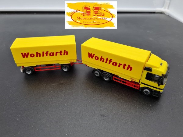 Herpa 320 MB Actros Hängerzug Wohlfarth