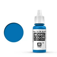 VA 70.736 Vallejo Model Color: 209 Leuchtblau (Blue Fluo), 17 ml (736)