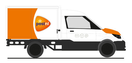 Rietze 33016 - Post Niederlande Streetscooter Work Post -1:87