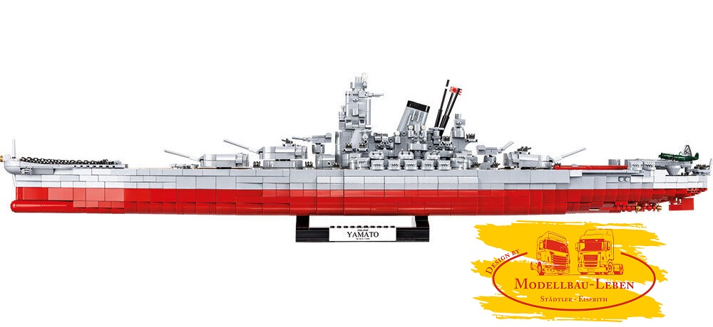 Cobi 4833 Yamato Battleship  Schiff Historical Collection World War II 1/300