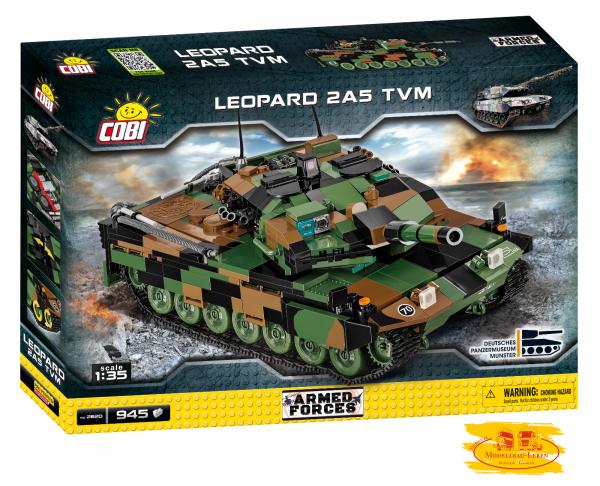 Cobi 2620 Armed Forces Leopard 2 A5 TVM - Bausatz 945 Teile Maßstab 1:35