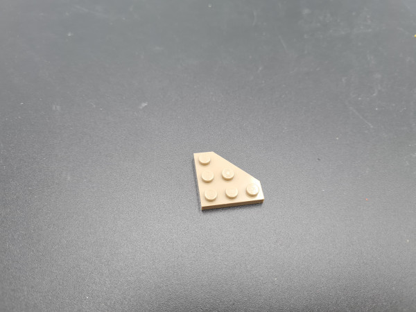 Noppenstein Platte 3x3 Noppen Ecke (Lego 2450) 1 Stück