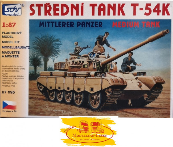 SDV Model 87095 Bausatz Panzer T54K Behelfspanzer, mittlerer Panzer Maßstab 1:87