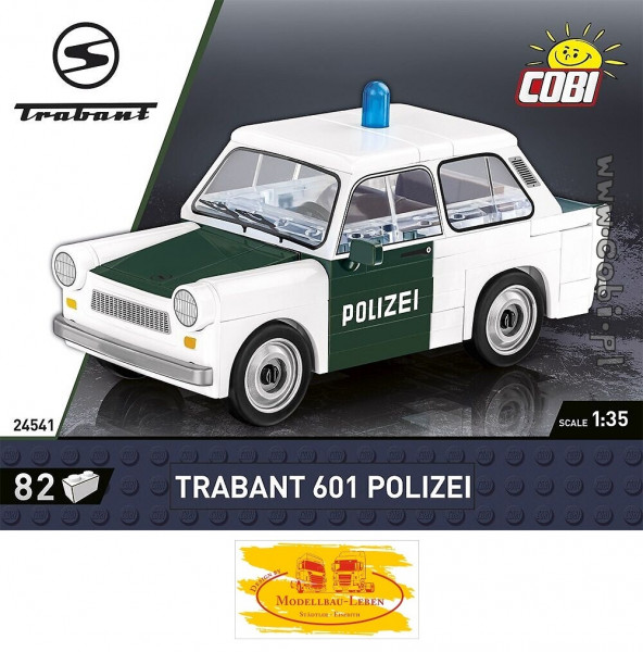 Cobi 24541 Youngtimer Collection Trabant 601 Polizei Bausatz 82 Teile