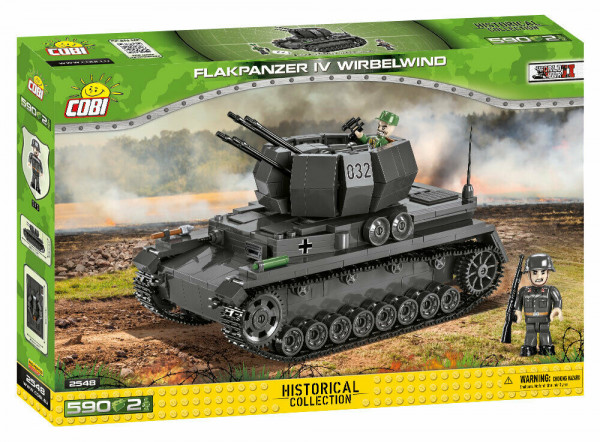 Cobi 2548 Flakpanzer IV Wirbelwind Bausatz 590 Teile / 2 Figuren