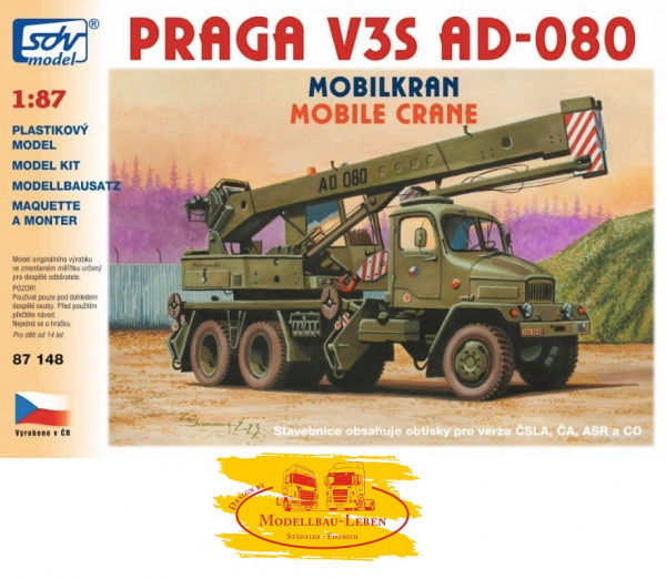 SDV Model 87148 Bausatz Praga V3S AD 080 Maßstab: 1:87