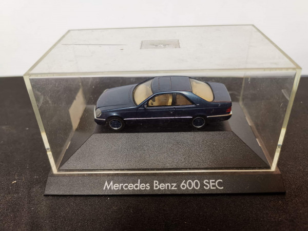 Herpa Mercedes-Benz 600 SEC Coupe, blaumetallic - 1:87