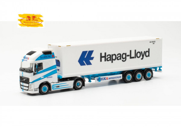 Herpa 314848 Volvo FH Gl. XL Container-Sattelzug „Wiek / Hapag Lloyd“