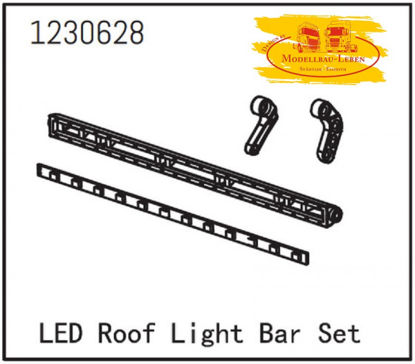 Absima 1230628 - LED Lichtleiste 15.5 cm