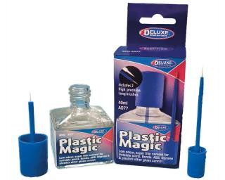 Krick 44117 Plastic Magic Klebstoff mit Pinsel 40 ml DELUXE