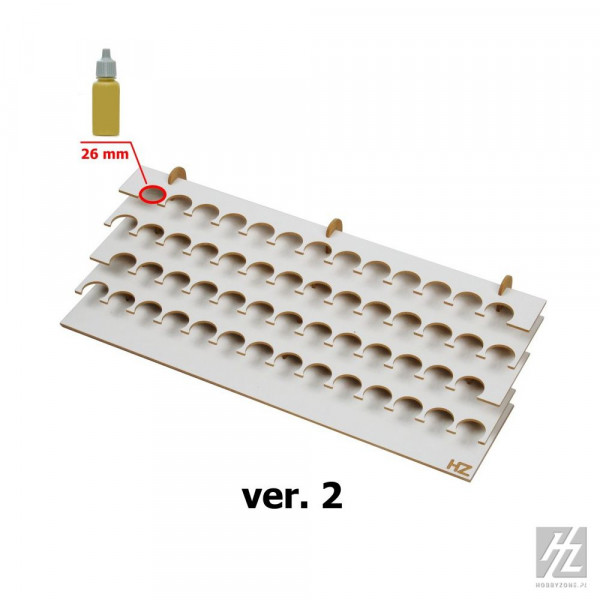 Hz - S1s Hobby Zone Modular Workshop System Organizer Farbständer gerade 54 x für 26 mm 1 Stk
