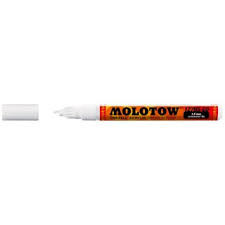 Molotow 127.102 Acrylmarker ONE4ALL ACRYLIC 127 HS-EF, 1mm, Nr. 160, signalweiss