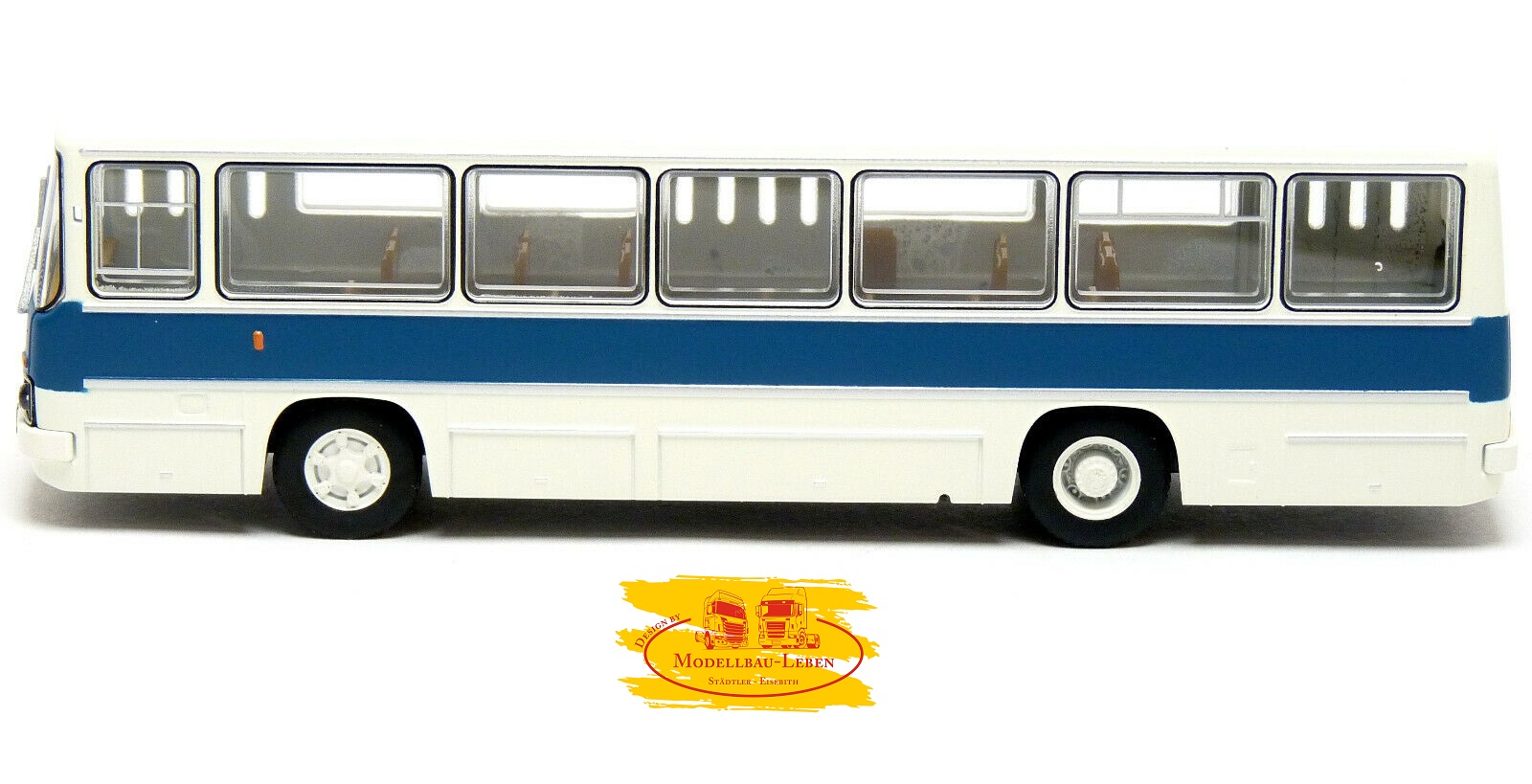 Brekina Ikarus 280.03 Bus 1972 white blue 59761